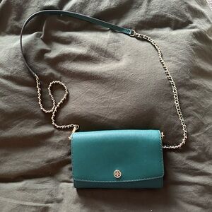 Tory Burch Teal Crossbody Bag
